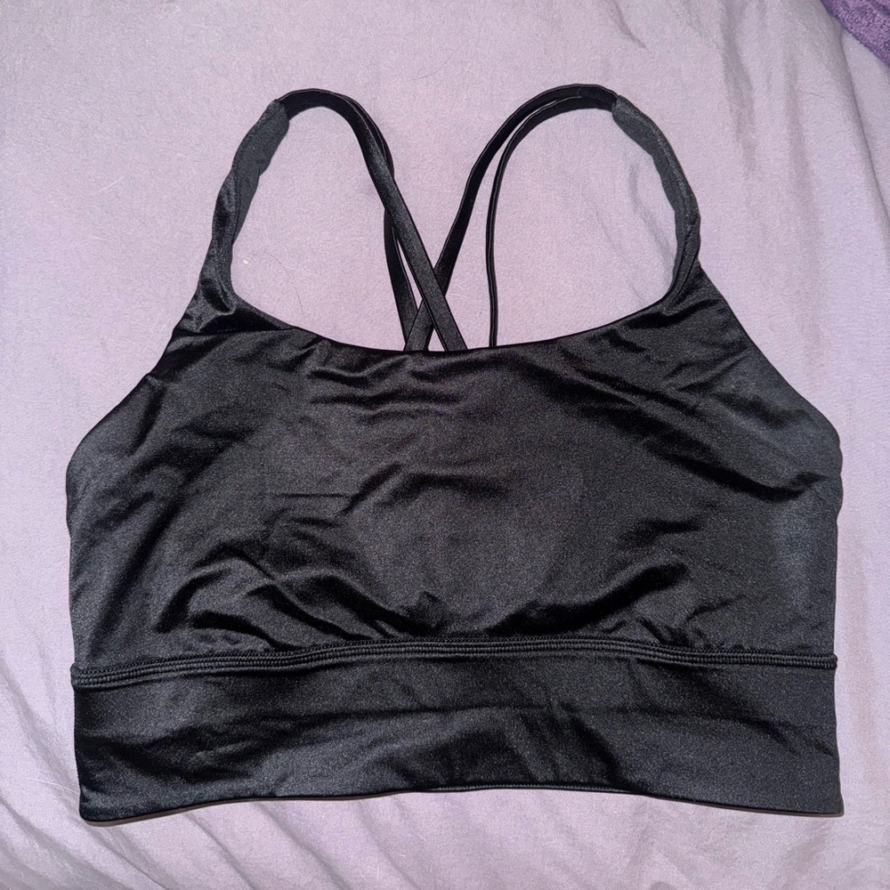 Lululemon Black Strappy Sports Bra